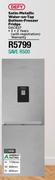 Defy 323L Satin Metallic Water On Tap Bottom Freezer Fridge DAC627