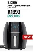 Eiger 5.5L Aria Digital Air Fryer 1700W