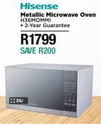 Hisense 36L Metallic Microwave Oven H36MOMMI