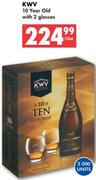 KWV 10 Year Old With 2 Glasses-750ml