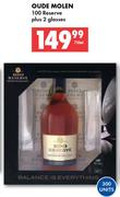Oude Molen 100 Reverse Plus 2 Glasses-750ml