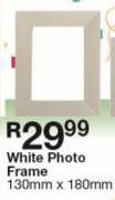 White Photo Frame 130mm x 180mm