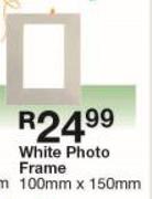 White Photo Frame 100mm x 150mm