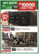 Harley Server With 7-Piece Harley Dining-Room Suite-For Both