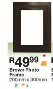 Brown Photo Frame 200mm x 300mm