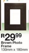 Brown Photo Frame 130mm x 180mm