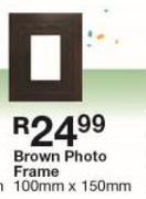 Brown Photo Frame 100mm x 150mm