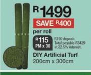 DIY Artificial Turf 200x300cm-Per Roll