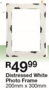 Distressed White Photo Frame 200mm x 300mm