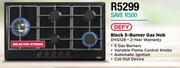 Defy Black 5 Burner Gas Hob DHG128