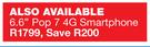 Tecno 6.6" Pop 7 4G Smartphone