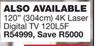 Hisense 120" 4K Laser Digital TV 120L5F