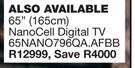 LG 65" Nano Cell Digital TV 65NANO796QA.AFBB