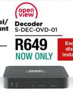 Open View Decoder S-DEC-OVD-01