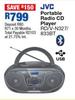 JVC Portable Radio CD Player RD/V-N327/833BT
