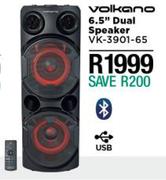 Volkano 6.5" Dual Speaker VK-3901-65
