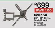 Barkan 26"-65" Swivel Wall Mount Bracket BRAE3400