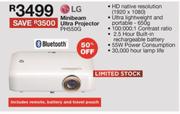 LG Minibeam Ultra Projector PH550G