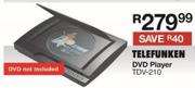 Telefunken DVD Player TDV-210