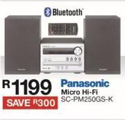 Panasonic Micro HiFi SC-PM250GS-K