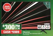 Hisense 50"(127cm) Ultra HD Smart LED TV 50A6100UW