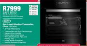 Defy Eye-Level Slimline Thermofan Oven DBO490