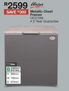 Univa 194Ltr Metallic Chest Freezer UC210M