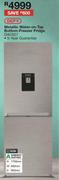 Defy 510Ltr Metallic Water-On-Tap Bottom-Freezer Fridge DAC627