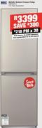 KIC 239Ltr Metallic Bottom-Freezer Fridge KBF525/1