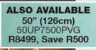 LG 50" (126cm) 4K Smart Digital LED TV 50UP7500PVG