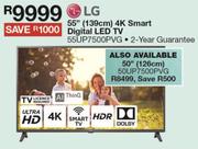 LG 50" (126cm) 4K Smart Digital LED TV 50UP7500PVG