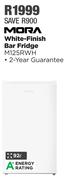 MORA 92Ltr White-Finish Bar Fridge M125RWH