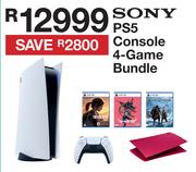 Sony PS5 Console 4 Game Bundle