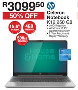 HP Celeron Notebook K12 250 G8