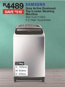 Samsung 13Kg Grey Active Dualwash Top Loader Washing Maching WA13J5710SG