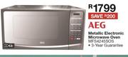 AEG 42Ltr Metallic Electronic Microwave Oven MFS4245SOS