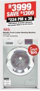 AEG 7Kg Metallic Front Loader Washing Machine L34173S