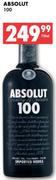 Absolut 100-750ml