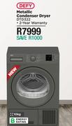 Defy 10Kg Metallic Condenser Dryer DTD322