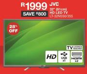 JVC 32" (81cm) HD LED TV LT-32N550/355