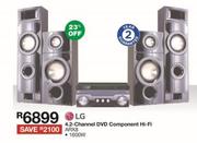 LG 4.2 Channel 1600W DVD Component Hi-Fi ARX8