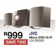 JVC Micro DVD Hi-Fi UX-DN300