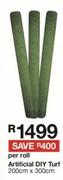 Artifial DIY Turf 200cm x 300cm-Per Roll