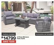 4 Piece Monaco Patio Suite