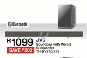 JVC Soundbar With Wired Subwoofer TH-BY870/370