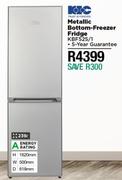 KIC 239L Metallic Bottom Freezer Fridge KBF525/1