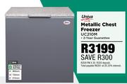 Univa 194L Metallic Chest Freezer UC210M