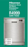 Hisense 13 Place Stainless Steel Dishwasher H13DESS