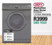 Defy 5Kg Manhattan Grey Dryer DTD230