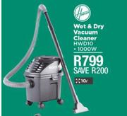Hoover Wet & Dry Vacuum Cleaner 1000W HWD10 